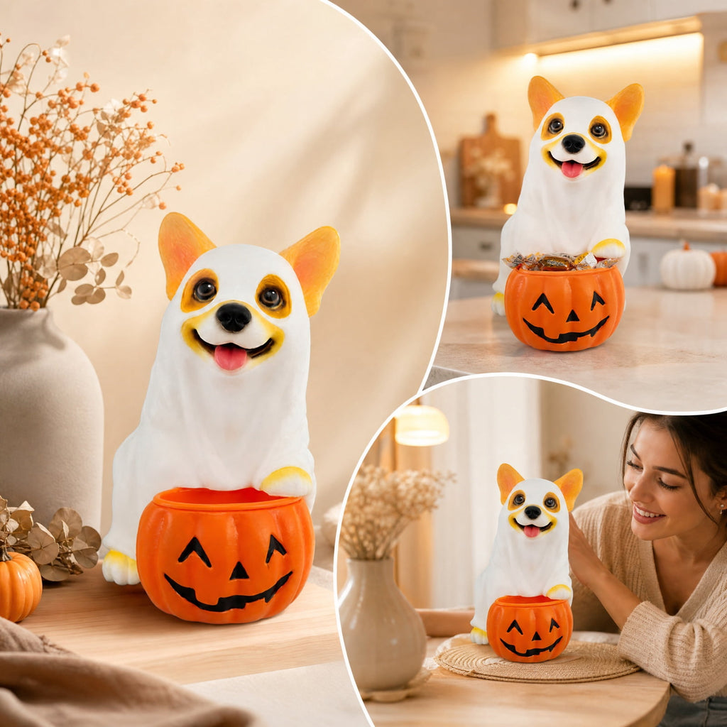 Clearance Halloween Giant Ground Breaking Skeleton Decor with LED Light-Up Moving Eyes, Scary Skull Stakes for Garden Lawn Holiday Party Decor