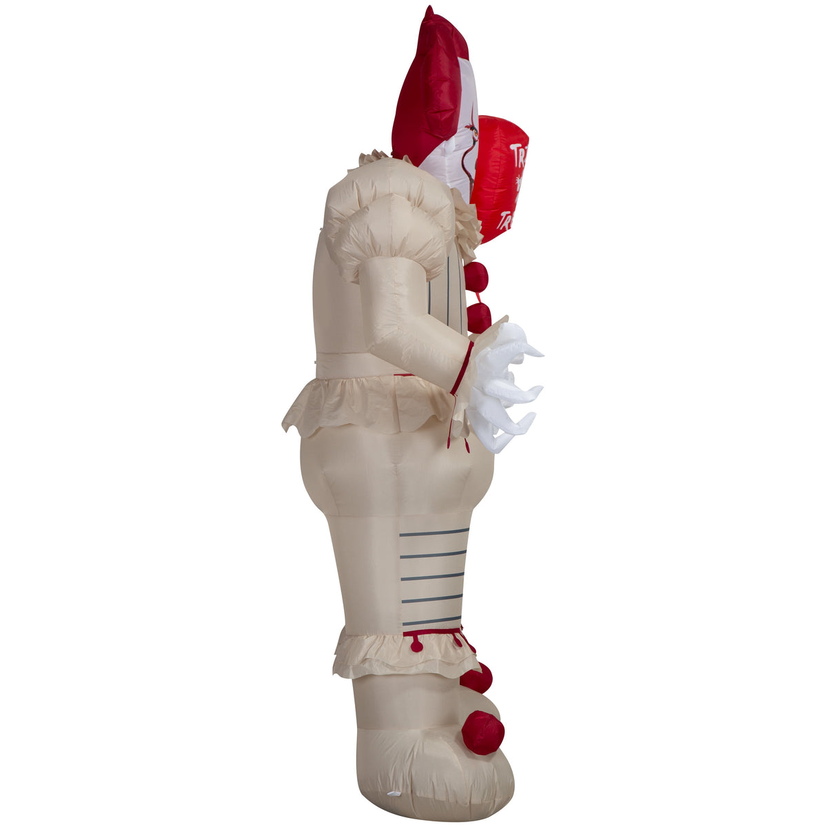 Warner Bros. 8 ft Pennywise Holding Red Balloon Halloween Yard Inflatable with LED Lights