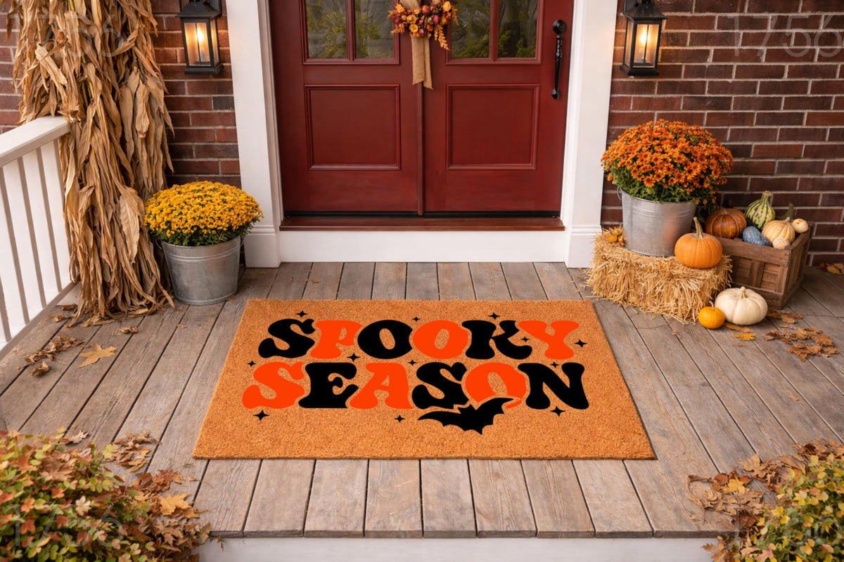 Halloween Doormat - Spooky Season Welcome Door Mat (36" x 72")