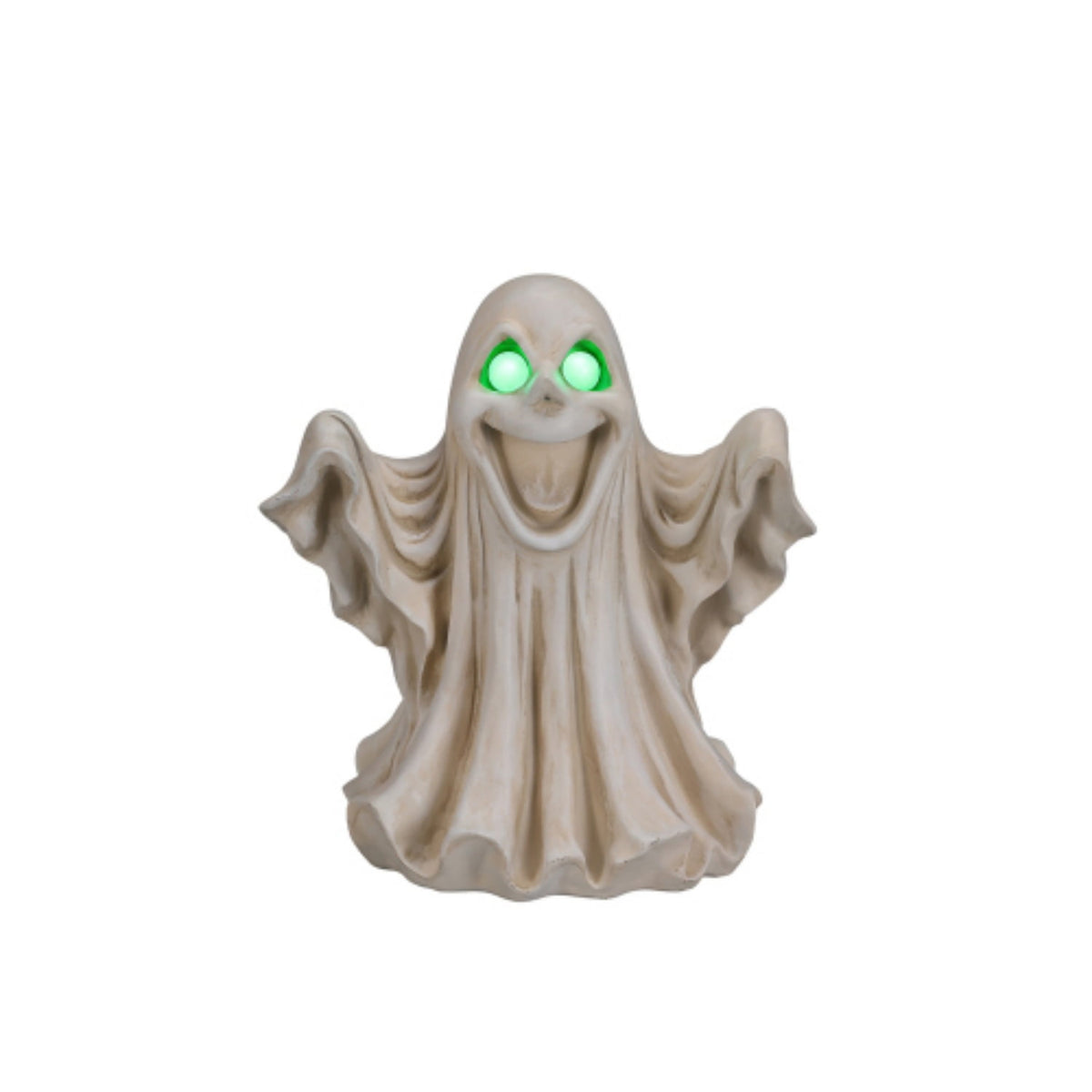 SpookHaven Halloween Jack‑O‑Lantern Pumpkin Mist Sprayer Figurine, LED Light‑Up Fogger with Witch Hat & Skull Decoration, Spooky Ornament for Tabletop Entryway Halloween Party Home Decor