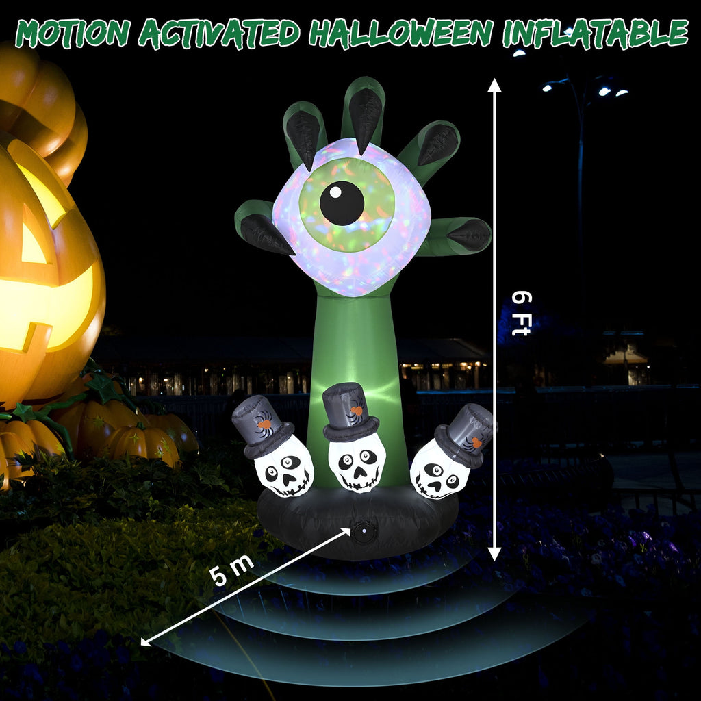 Yescom 5ft Halloween Pumpkins,Stacked Foldable,Jack O Lantern,LED Lights Party Outdoor Decorations 2026