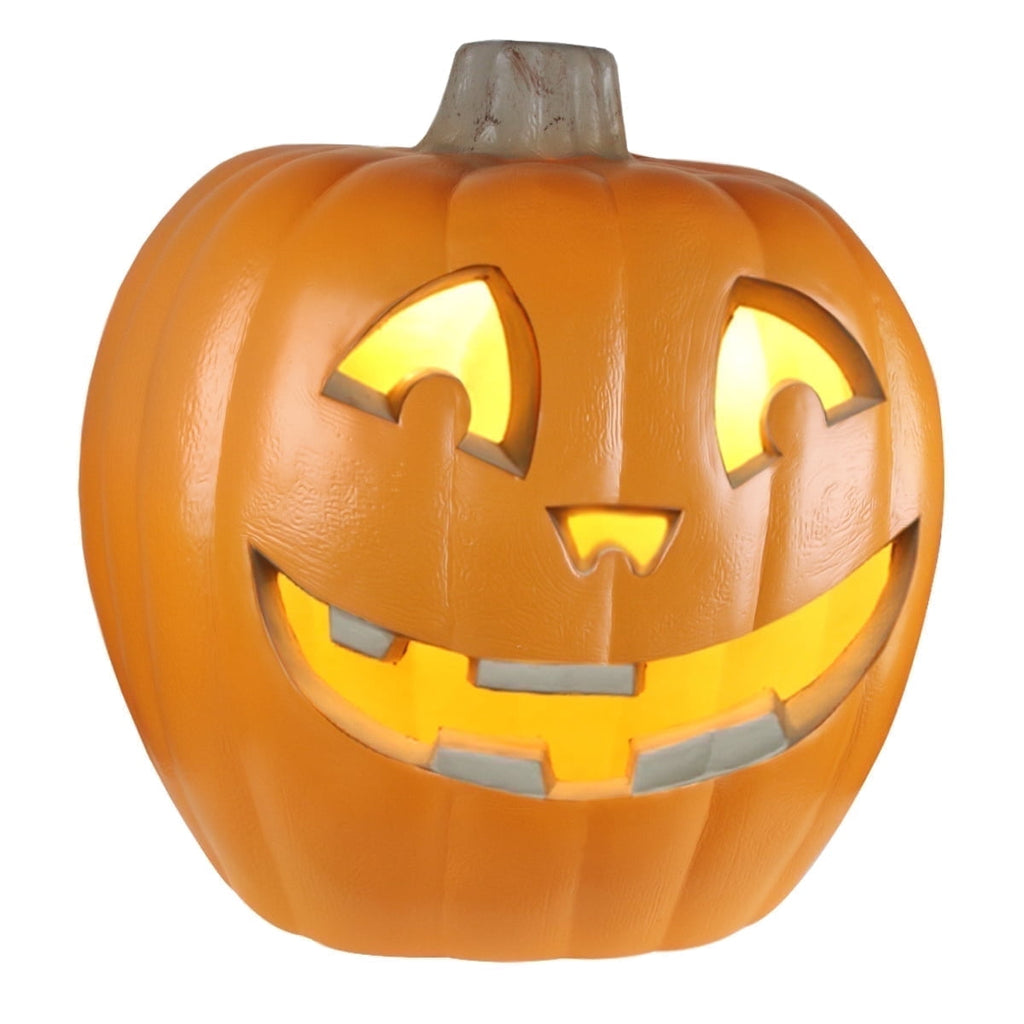 20 Inch LED Jack O' Lantern - Pre-Lit Halloween Pumpkin With Smile Face Indoor/Outdoor