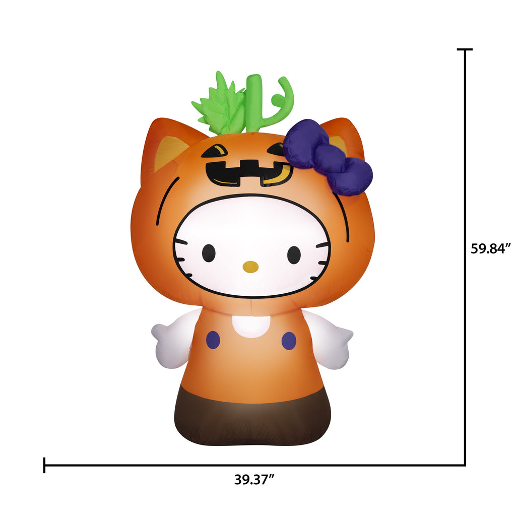 Halloween Hello Kitty Airblown Yard Inflatable by Sanrio, 5FT