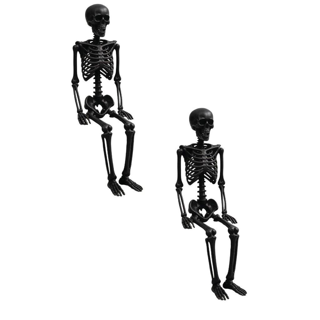 2Pcs Halloween Decorations Halloween Skeleton Creepy Desktop Ornament For Festive Home Party Desktop Ornament