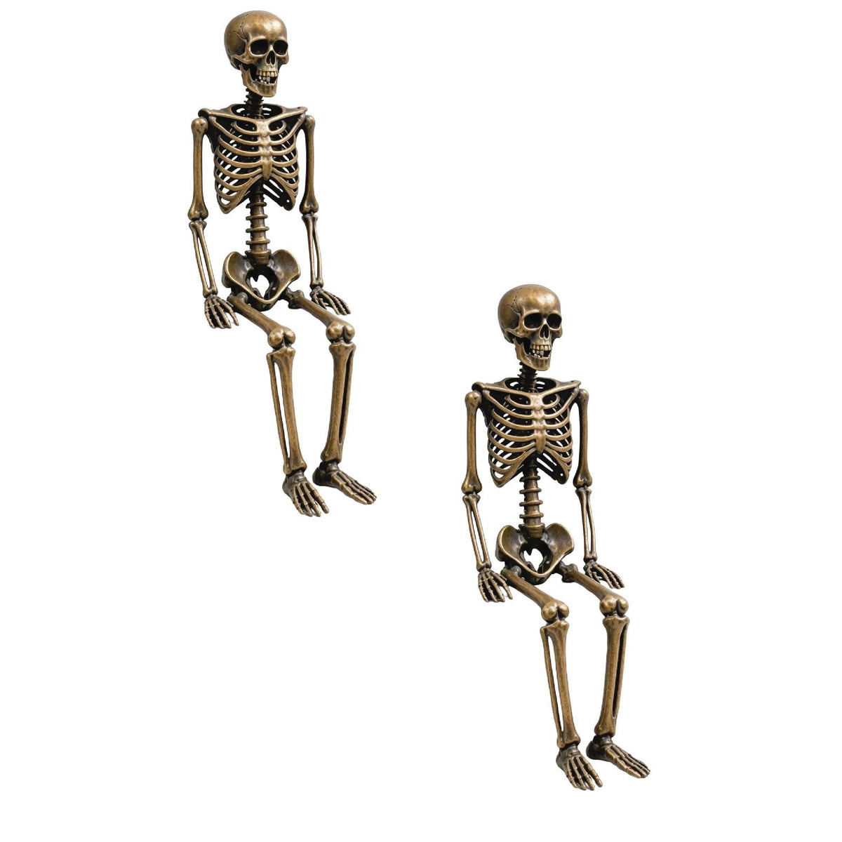 2Pcs Halloween Decorations Halloween Skeleton Creepy Desktop Ornament For Festive Home Party Desktop Ornament