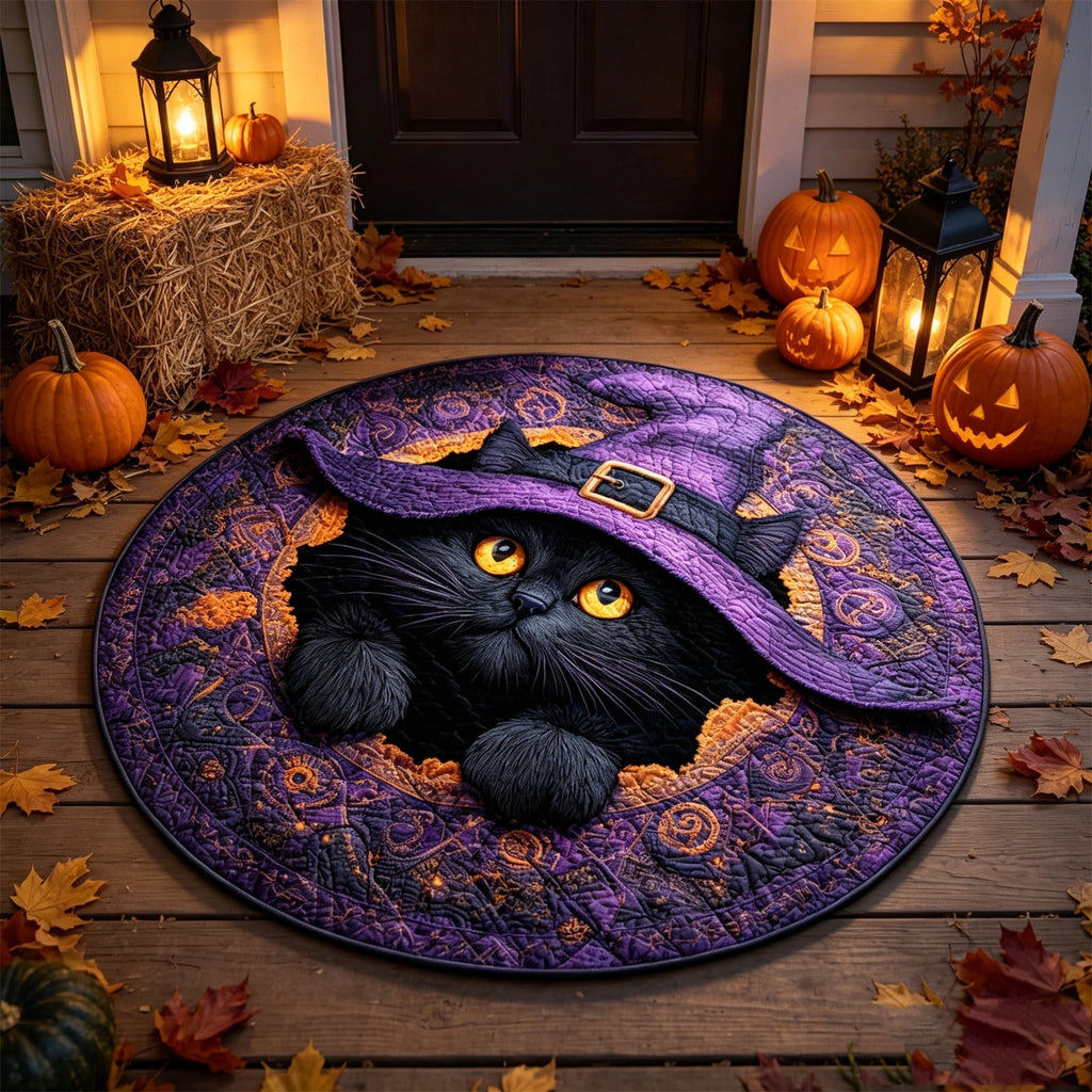 ZJNGJC 3D Circular Halloween Doormat Weird Decoration Whimsy Charm To Your Indoor Space With Festive Welcome Mat For Entryway D
