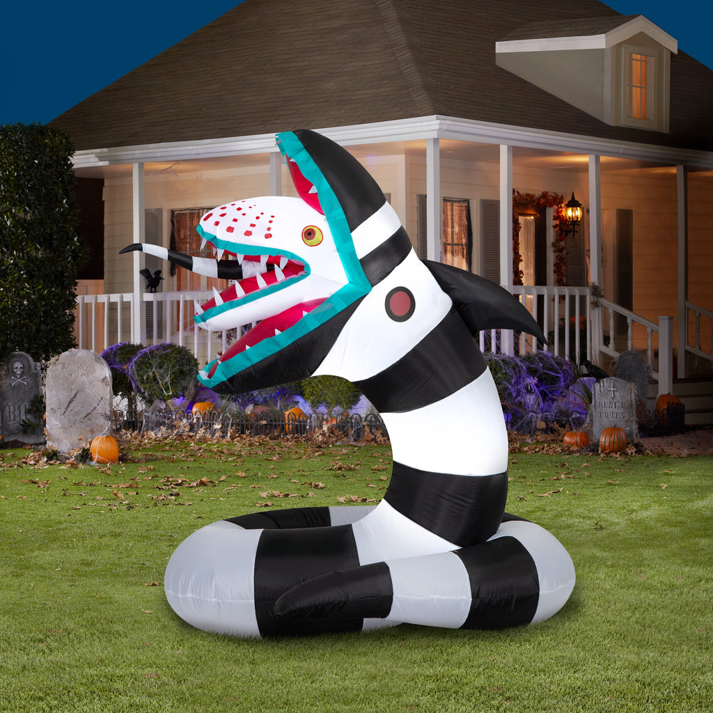 Halloween Airblown Inflatables Beetlejuice Sandworm 50.39 in x 51.96 in x 53.93 in 3.32 lb