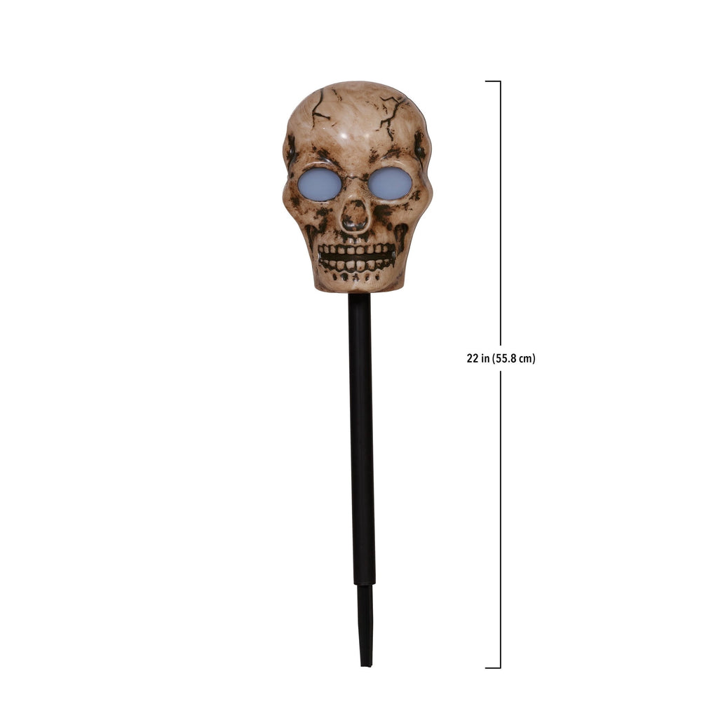 Color Changing Skull Stake Lights Set of 4