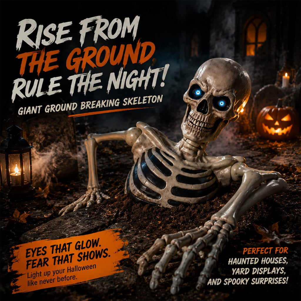 Halloween Animatronics Outdoor 72", Light Up Grim Reaper Street Lamp Post with Glowing Eyes, Life Size Standing Skeleton Decor for Lawn Porch, 1 Pack