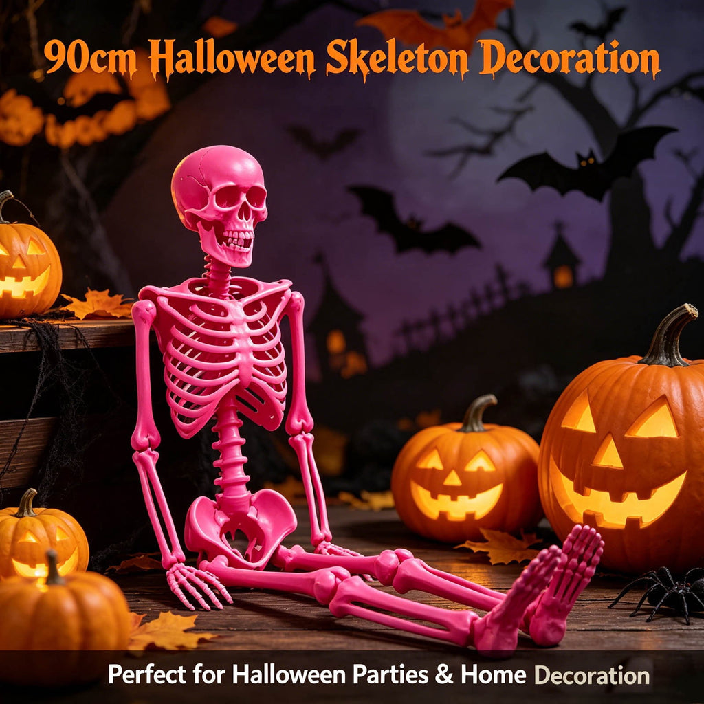 2Pcs Halloween Decorations Halloween Skeleton Creepy Desktop Ornament For Festive Home Party Desktop Ornament