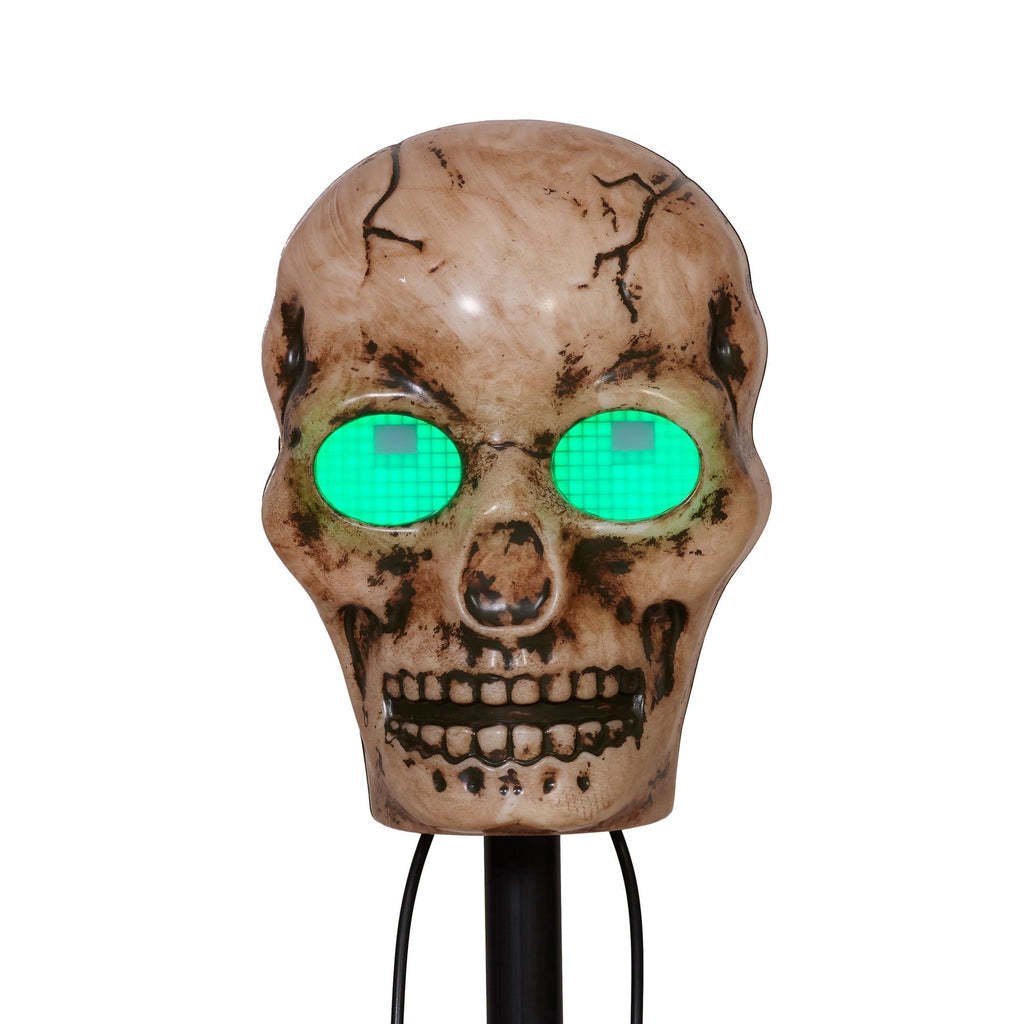 Color Changing Skull Stake Lights Set of 4