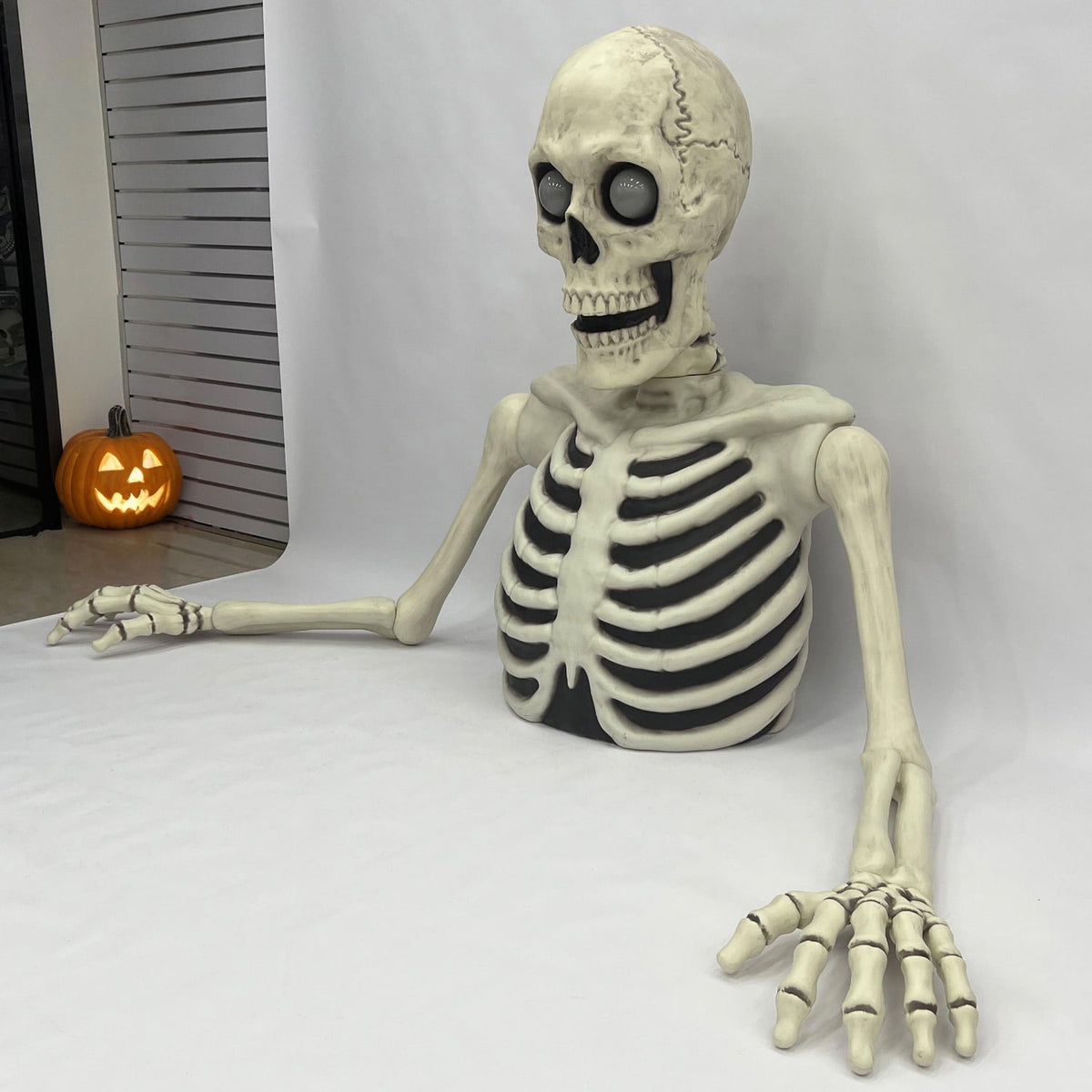 Seasons 35" Halloween Giant Groundbreaker Skeleton, Halloween Decoration for Outdoor Lawn Yard and Porch
