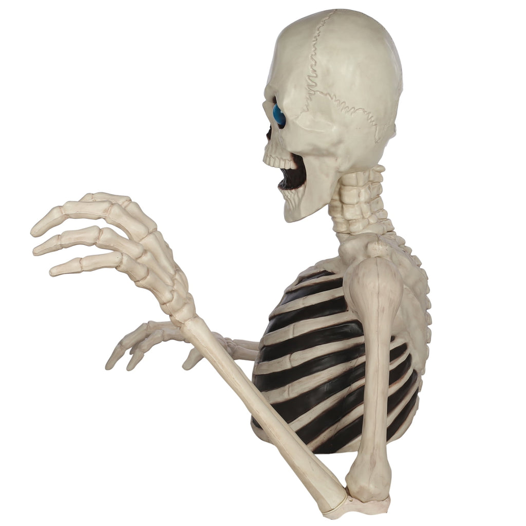 Seasons 35" Halloween Giant Groundbreaker Skeleton, Halloween Decoration for Outdoor Lawn Yard and Porch