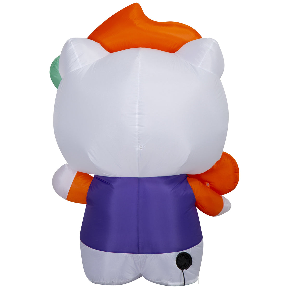 Airblown Halloween Yard Inflatables Light Hello Kitty in Purple Striped Overalls Sanrio
