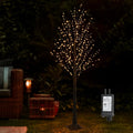 7FT Lighted Twig Tree, 600 Warm White LEDs