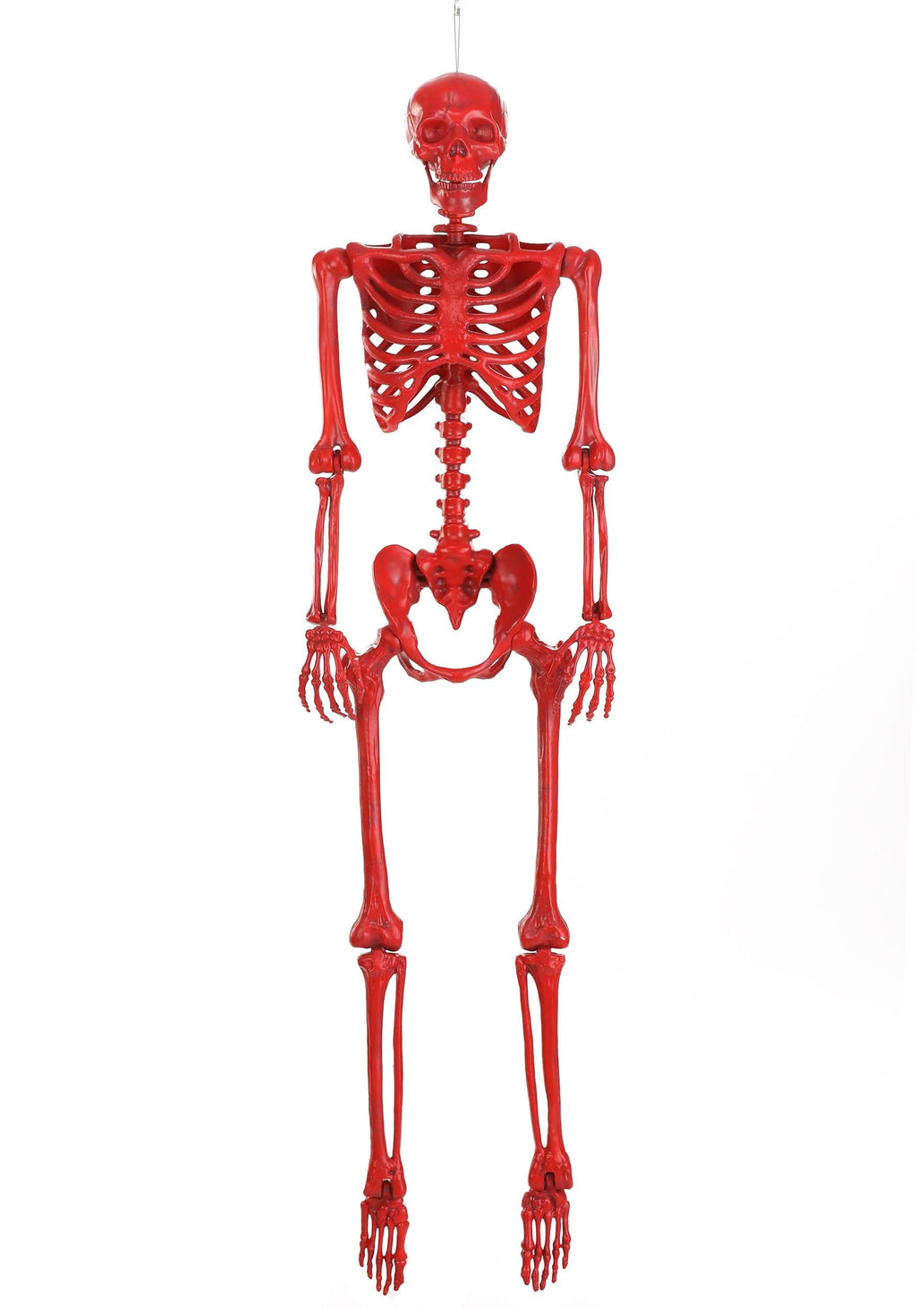Poseable Crazy Bones Skeleton in Red Decoration