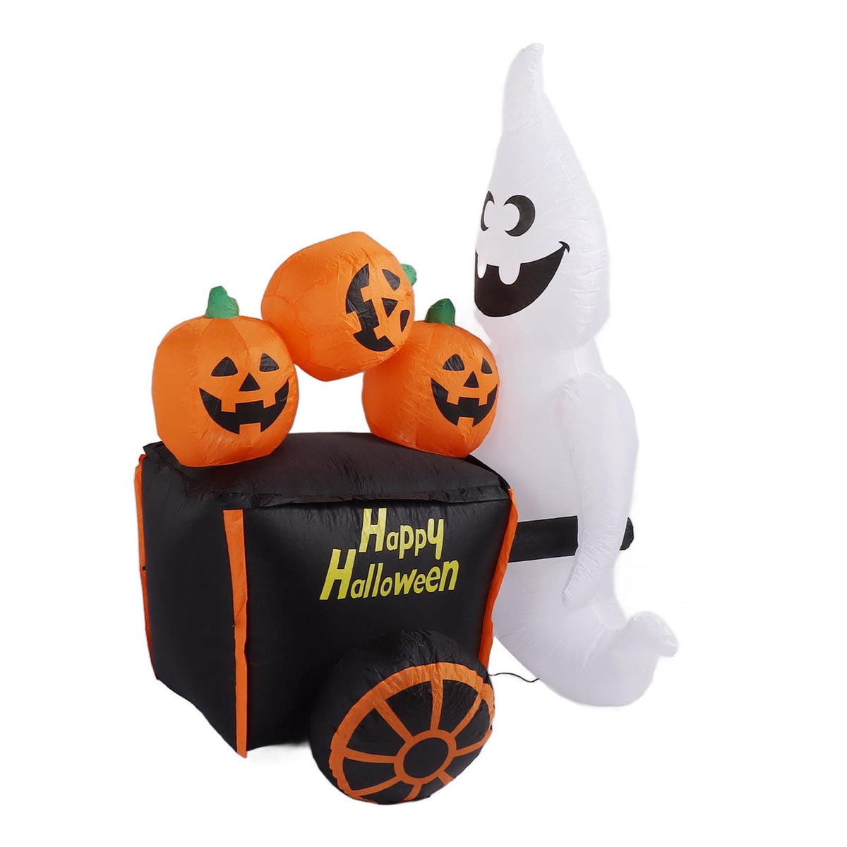 Weatherproof Inflatable Halloween Decor with LED Lights and Blower for Outdoor Display