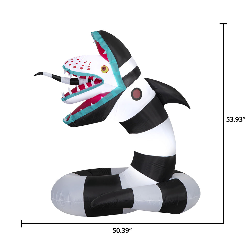Halloween Airblown Inflatables Beetlejuice Sandworm 50.39 in x 51.96 in x 53.93 in 3.32 lb