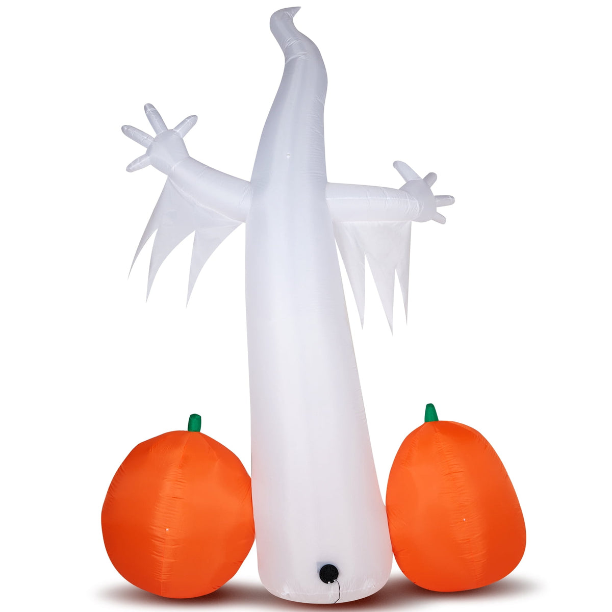 11.8FT Halloween Inflatable Ghost Spider Pumpkin with LED Lights for Yard