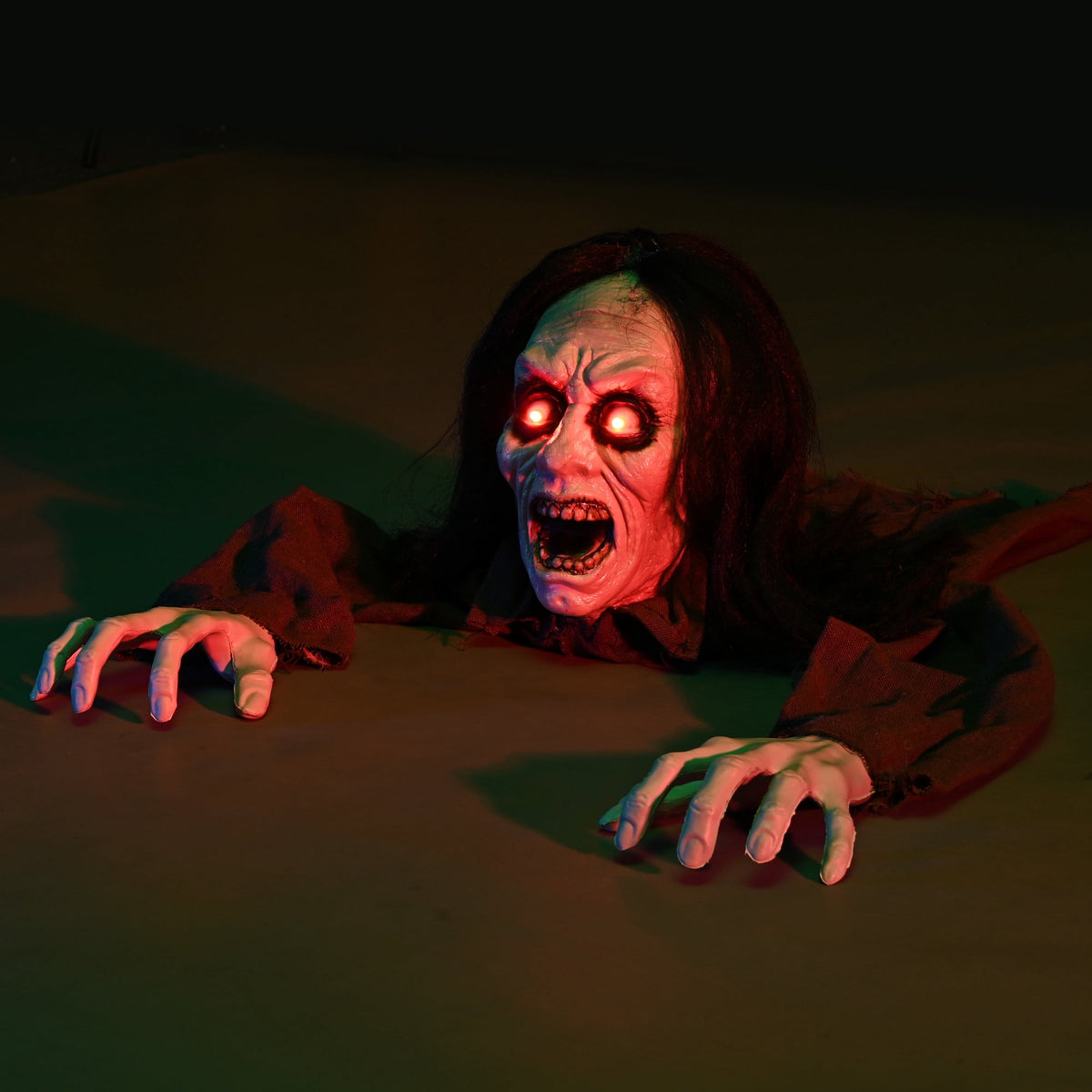 Yescom 15" Animated Halloween Tombstone & Half Skeleton with 8" Crawling Baby Zombie 2026