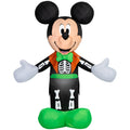 Halloween Airblown Yard Inflatables Mickey in Skeleton Tux 44.09 in x 27.55 in x 59.84 in 3.13 lb