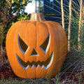 DUNCHATY 21" LED Pumpkin Light, Extra Large Angry Jack O' Lantern Halloween Decor for Outdoor Yard - Furious Face