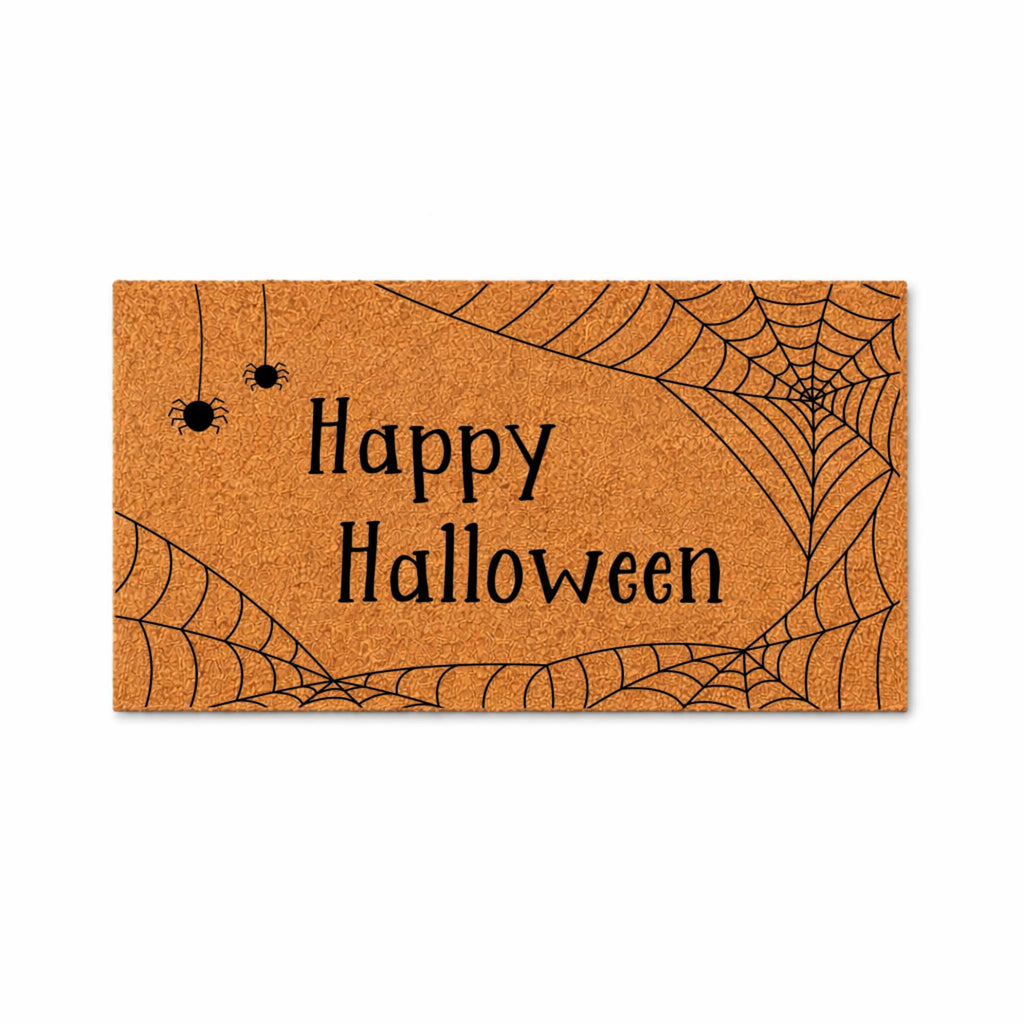 Halloween Doormat - Happy Halloween Welcome Door Mat (36" x 72")