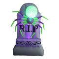 Tombstone with Prism Spider Airblown Yard Inflatable, Multicolor, 5', Halloween by Way To Celebrate
