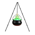 Halloween Decorations Outdoor Tripod Witch Cauldron Set with Skeleton for Lawn Yard Party