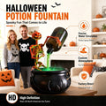 Halloween Skeleton Magic Potion Fountain – Mystical Desktop Recirculating Water & Mist Decor with Lighting Effects