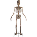 Haunted Hill Farm 8.0-Ft. Tall Motion-Activated Towering Skeleton, Premium Talking Halloween Animatronic, Plug-In