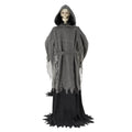 Way To Celebrate 5 ft LED Skeleton Reaper Duo Carrying Coffin Halloween Outdoor Decor