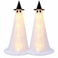 Light Up Halloween Ghost Decor 8 Modes Dual Power 5ft 2 Pack