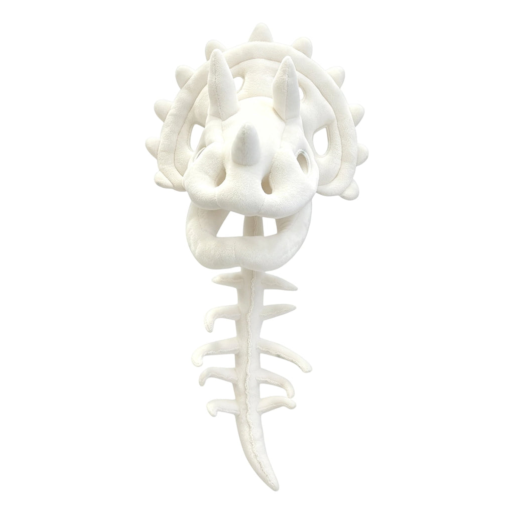 Mommy & Me Dinosaur Skeleton Costume - Wearable Plush Triceratops Dino Outfit with 3D Headgear Spine, Family Halloween Cosplay for Family