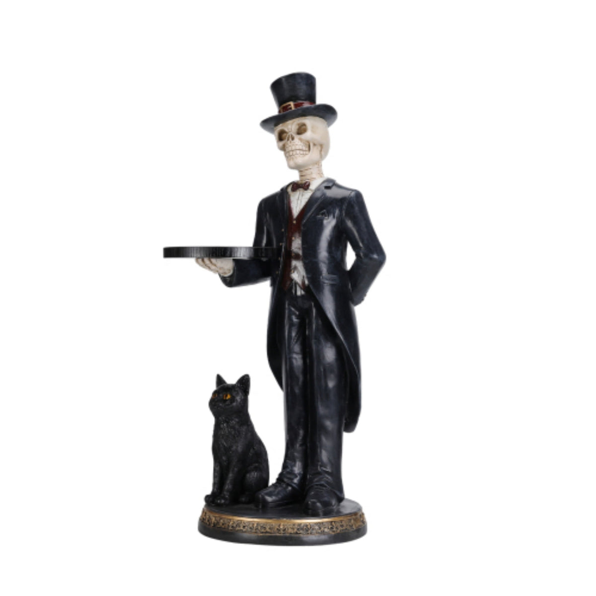 SpookHaven Halloween Jack‑O‑Lantern Pumpkin Mist Sprayer Figurine, LED Light‑Up Fogger with Witch Hat & Skull Decoration, Spooky Ornament for Tabletop Entryway Halloween Party Home Decor