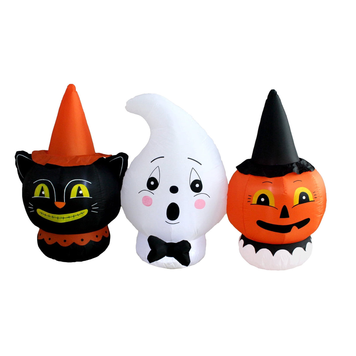 Vintage Character Trio Halloween Inflatable, Multicolor, 6.7ft
