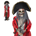 Zimtown 6.3FT Halloween Animatronic Pirate Standing Pirate The Sound Activated Halloween Prop