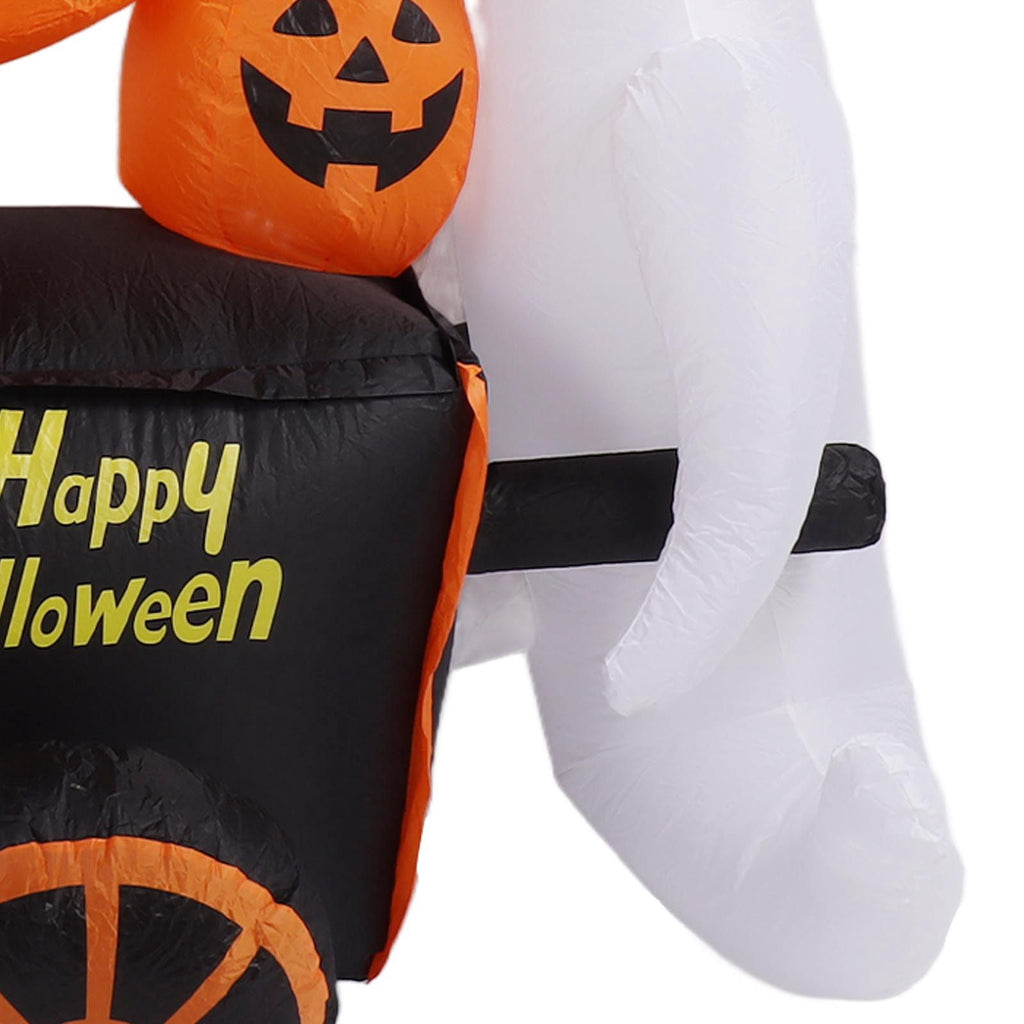 Weatherproof Inflatable Halloween Decor with LED Lights and Blower for Outdoor Display