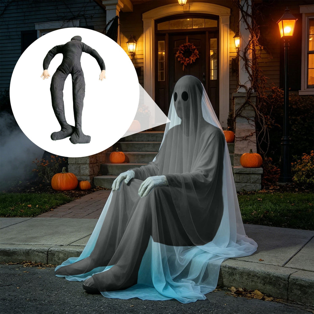 6ft Life Size Posable Mannequin, Poseable Halloween Decoration Dummy for Indoor Outdoor , Full Body Cloth Display Prop for Holiday Party