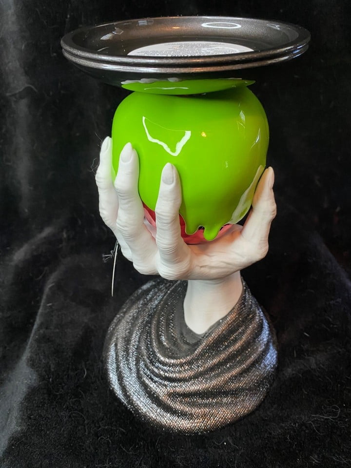 Bath and Body Works Disney Snow White Evil Queen Poison Apple 3-Wick Candle Holder Halloween Decor