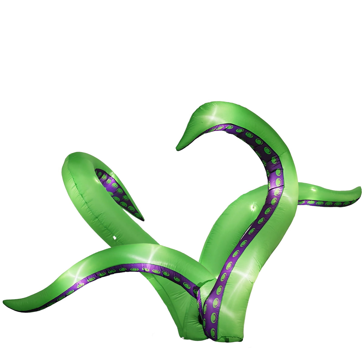 2 Pack Halloween Inflatable Octopus Tentacles Outdoor Decorations, Blow Up Hanging Decoration with Built-in LED Lights, Striking Window Decor for Halloween Party Outdoor Yard Garden Lawn Décor