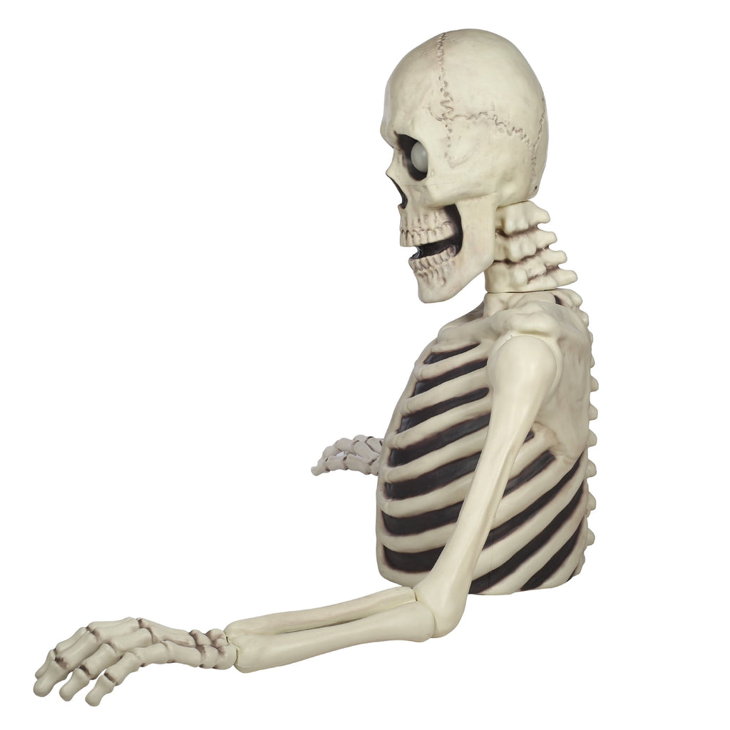 Seasons 35" Halloween Giant Groundbreaker Skeleton, Halloween Decoration for Outdoor Lawn Yard and Porch
