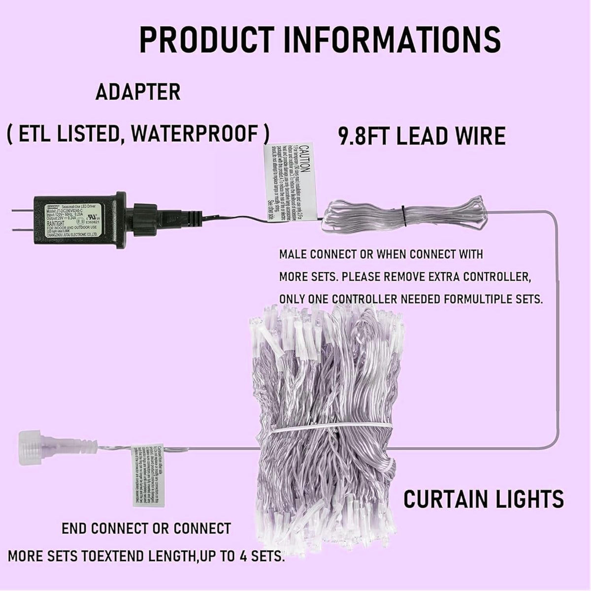 General Smart Curtain Lights, 400LED 6.6FT x 6.6FT Color Changing Valentine's Day Christmas Lights with Remote & APP, Dynamic DIY Fairy String Lights for Indoor Outdoor Bedroom Decorations