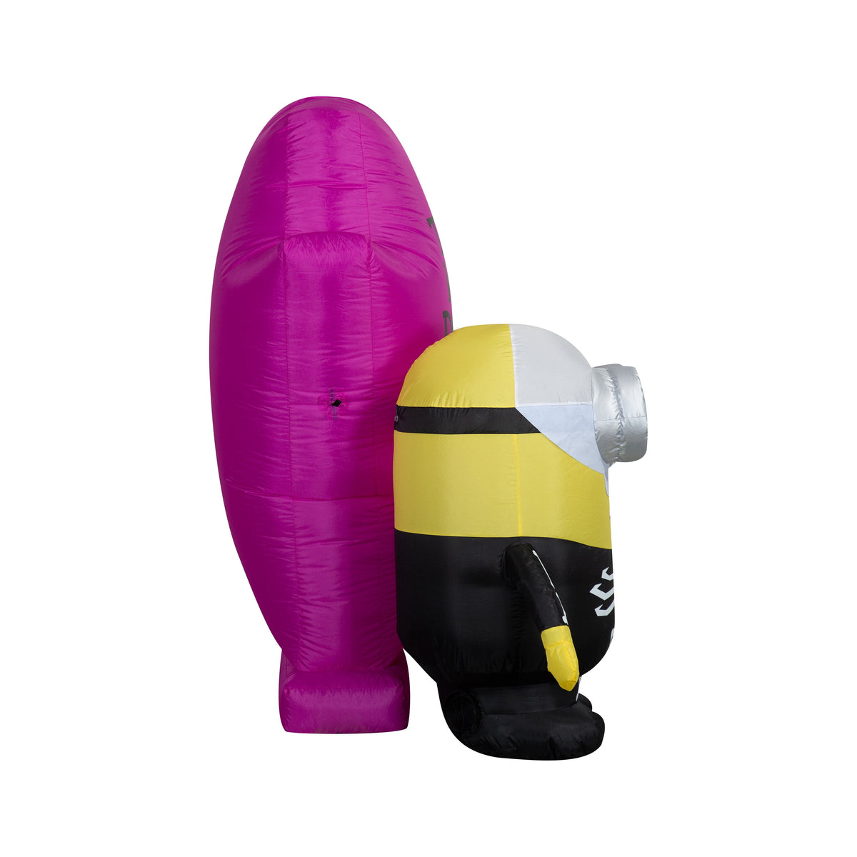 Gemmy Airblown Inflatable Minions Halloween Scene Universal , 5 ft Tall, Multicolored