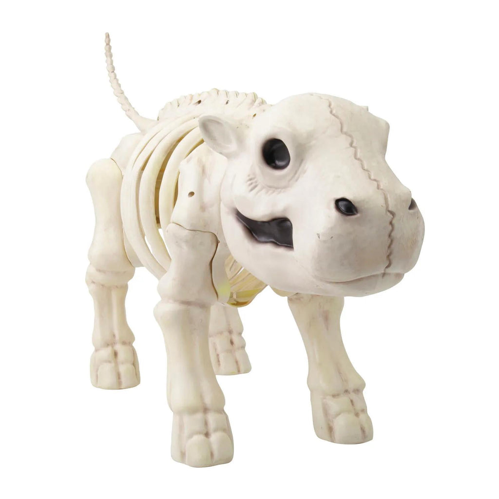 22" Standing Hippo Skeleton Halloween Decoration