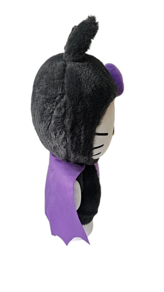 18" Hello Kitty as Dracula Black and Purple Door Greeter Halloween Decor Viral